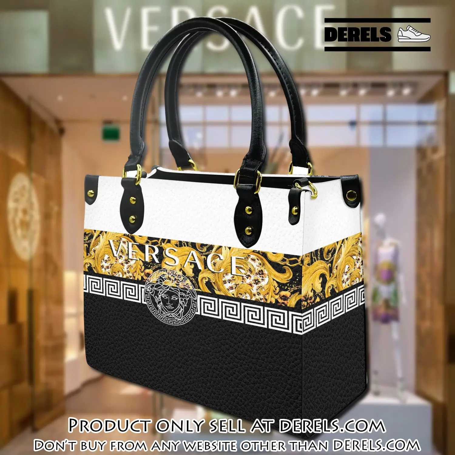 Versace women luxury leather handbag 3d lhb1069 dr2835058